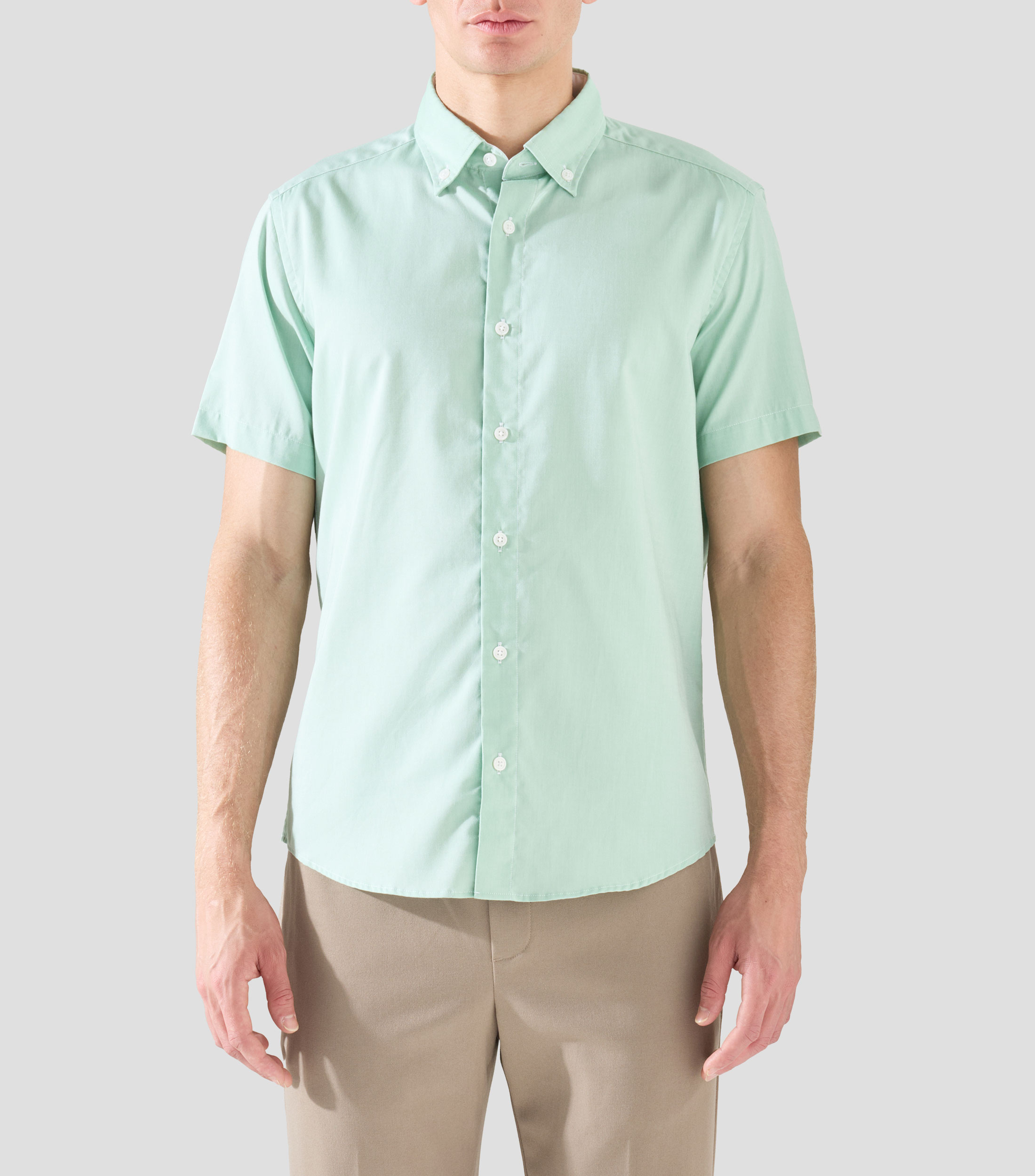 Camisa con manga corta Hombre